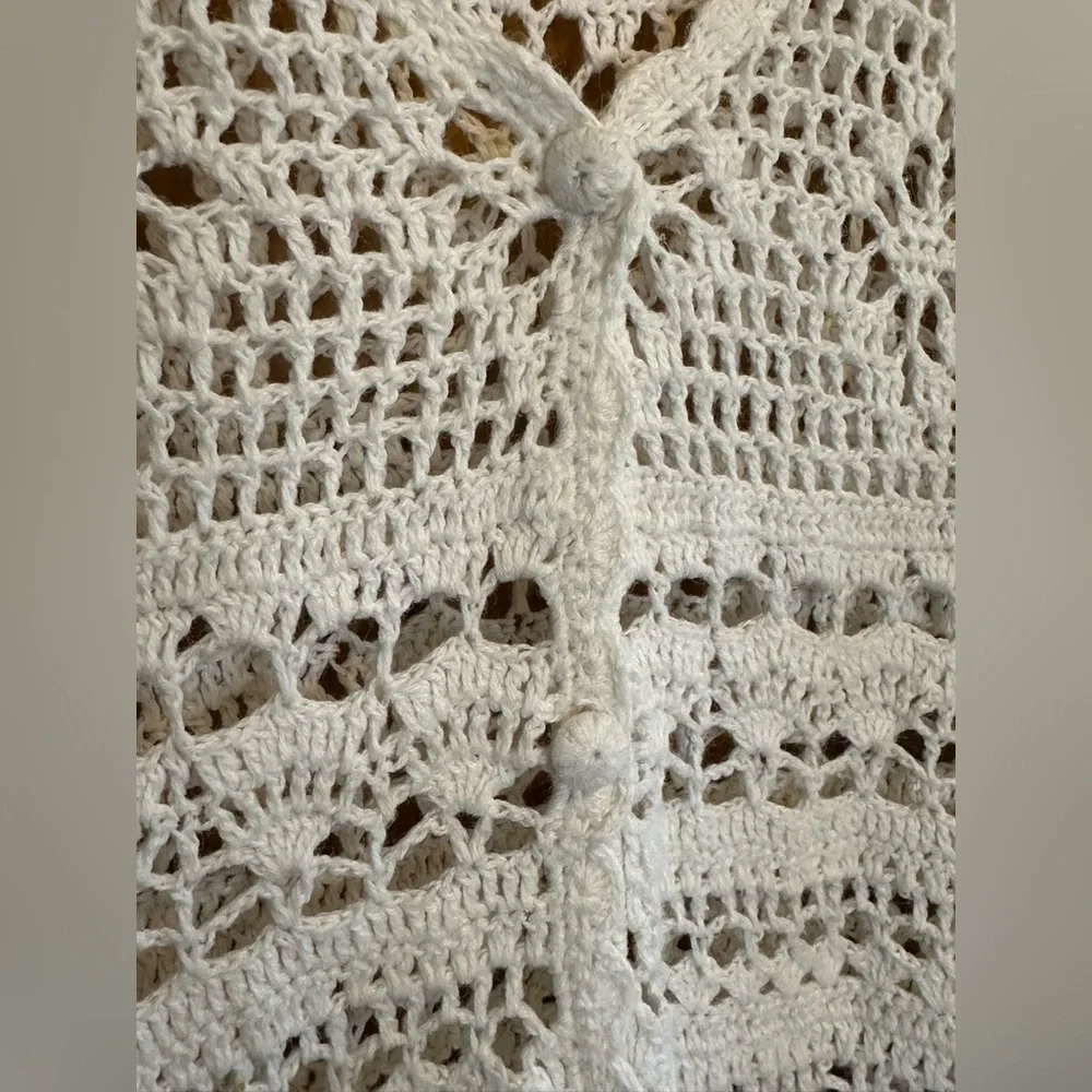 White Stag Ivory Crochet Knitwear - Picture 3 of 4